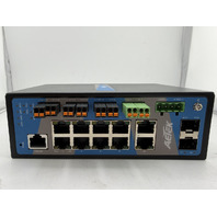 AETEK INDUSTRIAL-GRADE L2 PRO 8 PORT 12-48VDC GIGABIT POE SWITCH D62-084-30-DC