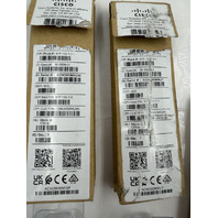 QTY 3 CISCO SFP-10G-T-X SFP+ 10G FIBER OPT TRANSCEIVER MODULES RJ-45 10GBASE