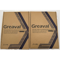 LOT OF 4 GREAVAL GV-8S 16 CHANNEL PORTABLE WALKIE TALKIE TWO WAY RADIOS
