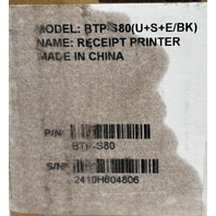 SNBC BTP-S80 BLACK 80MM USB-SERIAL POS RECEIPT THERMAL PRINTER