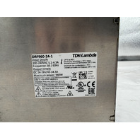 TDK-LAMBDA DRF960-24-1 IN 230VAC OUT 24V 40A 960W DIN RAIL POWER SUPPLY
