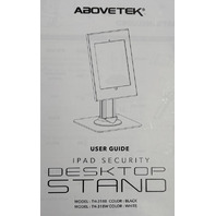 ABOVETEK TH-318W WHITE ANTI-THEFT HEAVY SECURITY TABLET KIOSK DESKTOP STAND