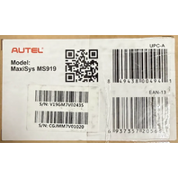 AUTEL MAXISYS MS919 ULTRA INTELLIGENT PROGRAMMING CAR DIAGNOSTIC SCANNER