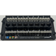 LOT OF 15 PRIMEX SAM-D8-TC6 135-0063 CAT.6 DATA MODULE 8 PORT PATCH PANELS