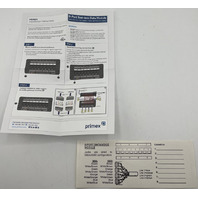 LOT OF 15 PRIMEX SAM-D8-TC6 135-0063 CAT.6 DATA MODULE 8 PORT PATCH PANELS