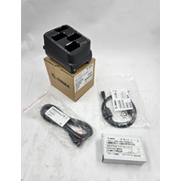 KIT ZEBRA SAC-MC33-4SCHG-01 BATTERY CHARGER (4-SLOT) W/ PS, DC LINE & WIRE AC LINE CORD