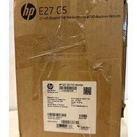 HP E27 G5 LCD 27" CLASS IPS 1920 X 1080 COMPUTER MONITOR W STAND & POWER CORD
