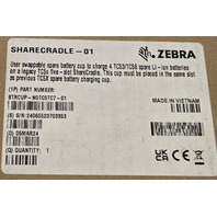 ZEBRA BTRCUP-NGTC5TC7-01 TC73 4 SLOT SPARE BATTERY CHARGER CUP