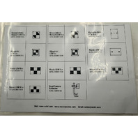 AUTEL MAXISYS ADAS LDW PATTERN CALIBRATION TARGET BOARDS WITH CASE