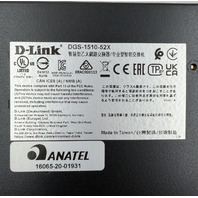 D-LINK DGS-1510-52X GIGABIT STACKABLE SMART MANAGED SWITCH WITH 10G UPLINKS