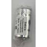 QTY 12 ZEBRA 03200ZD25707 THERMAL TRANSFER 2.24" X 242' 3200 PERFORMANCE RIBBONS