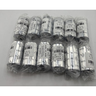 QTY 12 ZEBRA 03200ZD25707 THERMAL TRANSFER 2.24" X 242' 3200 PERFORMANCE RIBBONS