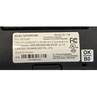 CASTLES TECHNOLOGY SATURN1000 HANDHELD POS TERMINAL +BATTERY & ADAPTER 10512005