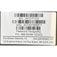 GRANDSTREAM GXW4248 V2 966-00049-10D002 TELCO 48 PORT AUDIO GIGABIT VOIP GATEWAY