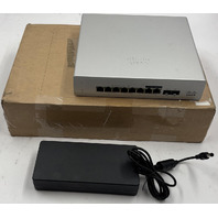 CISCO MS130-8X-HW 74-127923-01 MERAKI 8 PORT CLOUD MANAGED NETWORK POE SWITCH