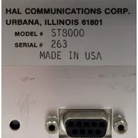 HAL COMMUNICATIONS ST8000 HF MODEM DEMODULATOR HIGH-FREQUENCY RADIO DATA SYSTEMS