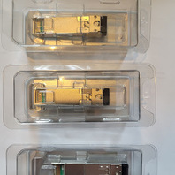 LOT OF 3 - ADVA 1061706193-2.00 SFP/FE/C1510V/SM/LC TRANSCEIVERS