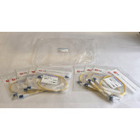 LOT OF 10 FS SMLCDX 1 METER OS2 9/125 SINGLE MODE FIBER PATCH CABLE