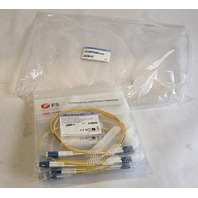 LOT OF 10 FS SMLCDX 1 METER OS2 9/125 SINGLE MODE FIBER PATCH CABLE