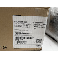 APC SCL500RM1UNC LINE INTERACTIVE RACKMOUNT 500VA LITHIUM-ION SMART-UPS