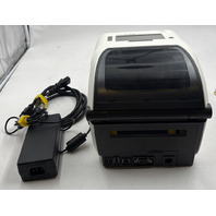 ZEBRA ZD620 DIRECT THERMAL DESKTOP BARCODE LABEL PRINTER WITH POWER ADAPTER