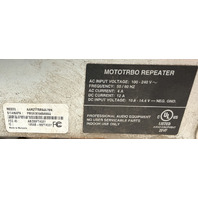 MOTOROLA XPR 8400 AAM27TRR9JA7BN 450-512 MHZ 40 WATTS UHF REPEATER