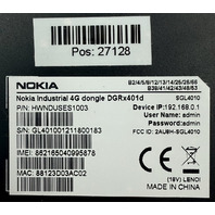 NOKIA DGRX401D HWNDUSES1003 INDUSTRIAL 4G DONGLE CELLULAR MODEM IP67