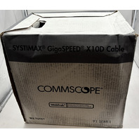 COMMSCOPE 760107268 SYSTIMAX GIGASPEED X10D 2091B C6A 4/23 1000 FOOT U/UTP CABLE