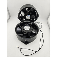 LOT OF 2 EBMPAPST W2S130-BM15-01 THERMALLY PROTECTED AXIAL FANS