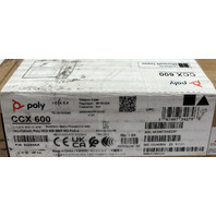 POLY CCX 600 82Z84AA OPENSIP EDITION 48V 0.52A BUSINESS MEDIA VOIP PHONE