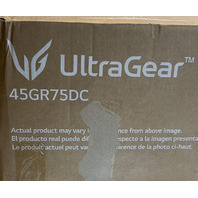 LG 45GR75DC ULTRAGEAR 45" QUAD HD FREESYNC PRO 200HZ CURVED GAMING MONITOR USBC