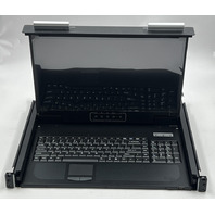 CRYSTAL IMAGE TECHNOLOGIES RM-K17USD-A LCD KVM SWITCH 17" 1U RACKMOUNT MONITOR