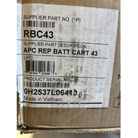 APC GENUINE RBC43 REPLACEMENT 10AH 48VDC LEAD ACID BATTERY CARTRIDGE MODULE