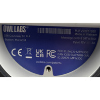 OWL LABS MEETING OWL 3 MTW300-1000 1080P 360 DEGREE VIDEO CONFERENCE CAMERA