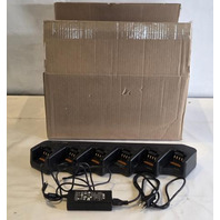 HYTERA MCA08 DIGITAL MOBILE MULTI-UNIT 6-RADIO CHARGER DOCK WITH POWER ADAPTER