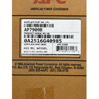 APC AP7900B BLACK SWITCHED RACK 8 OUTLET 120V 12A 1U POWER DISTRIBUTION UNIT PDU