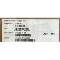 FORTINET FG-61F FORTIGATE 10 GBPS NETWORK SECURITY FIREWALL APPLIANCE