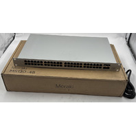 CISCO MS130-48-HW MERAKI 48 PORT GIGABIT ETHERNET SWITCH NETWORKING