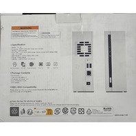 QNAP TS-133 52400-QH5000-00-HF 1 BAY SINGLE DISKLESS NETWORK STORAGE ENCLOSURE