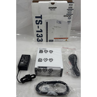 QNAP TS-133 52400-QH5000-00-HF 1 BAY SINGLE DISKLESS NETWORK STORAGE ENCLOSURE