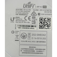 UBIQUITI UAP-AC-PRO UNIFI AP AC PRO DUAL BAND 802.11A WI-FI ACCESS POINT