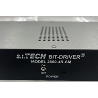 S.I. TECH 2860-4R-SM 2860S SINGLE-MODE 4-CHANNEL FIBER OPTIC BIT-DRIVER