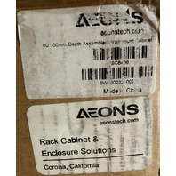 AEONS SC6406 6U PROFESSIONAL 19" WALL-MOUNT SERVER NETWORK RACK CABINET 18" DEEP