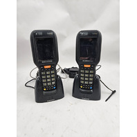 QTY 2 DATALOGIC FALCON X4 MOBILE COMPUTER HANDHELD BARCODE SCANNERS