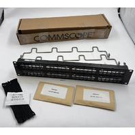 COMMSCOPE CPP-SDDM-SL-2U-48 CAT6/ 6A RJ45 48-PORT EMPTY PANEL 760237047