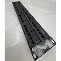 COMMSCOPE 760180059 UNP-6-DM-2U-48 UNIPRISE 2U 48-PORT RJ-45 CAT6 PATCH PANEL