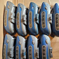 LOT OF 49 VOCOLLECT TAP802-01  TALKMAN VOICE TERMINALS WITH BATTERIES