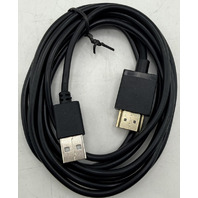LOT OF 5 ZNOOGRN USB TO HDMI USB-A ADAPTER BLACK 6.6 FOOT MALE TO MALE CABLES