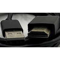 LOT OF 5 ZNOOGRN USB TO HDMI USB-A ADAPTER BLACK 6.6 FOOT MALE TO MALE CABLES