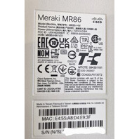 CISCO MR86-HW MERAKI WIFI 6 WIRELESS WI-FI 6 AX OUTDOOR ACCESS POINT